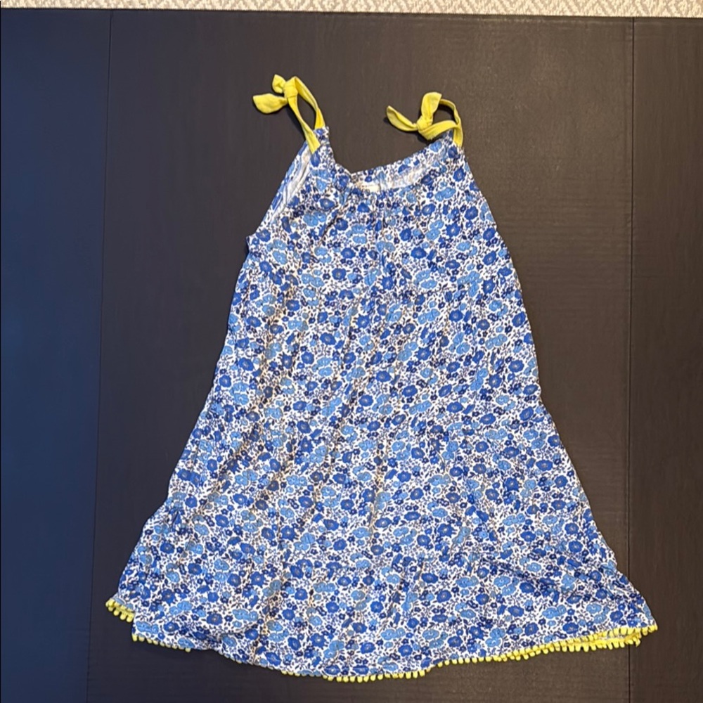 Mini Boden Blue Floral Dress Kids